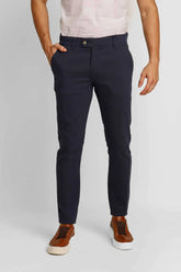 Calça Ralph Lauren Linho Straight Fit - Azul Marinho